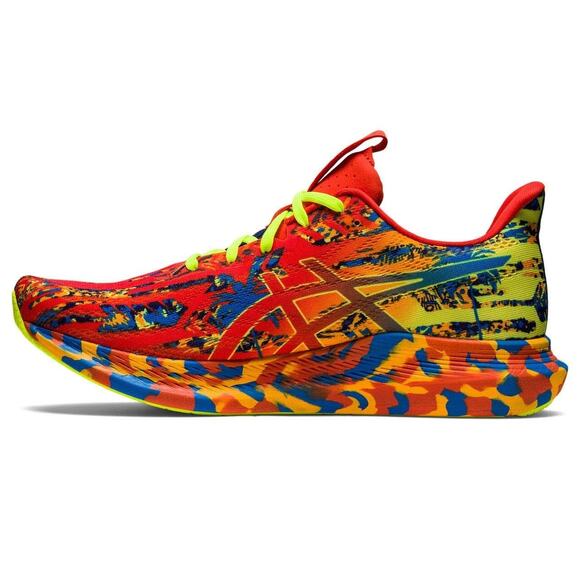 ASICS Noosa TRI 14 Men\'s Running Shoes Cherry Tomato Safety Yellow Size 9.5 M main image 6